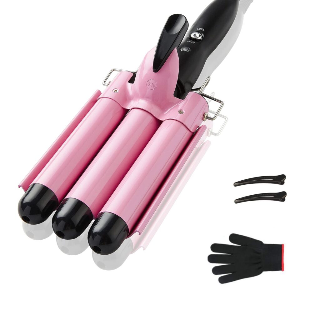 Wide-Barrel Curling Iron Waves