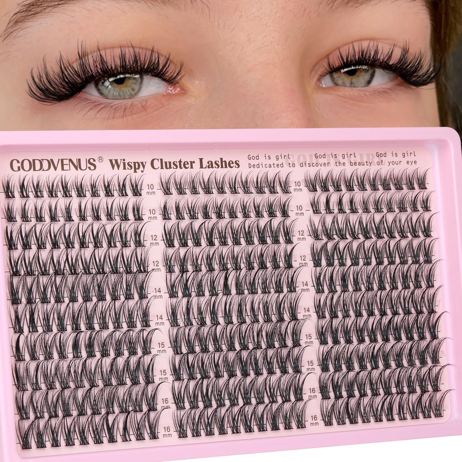 Wispy Individual False Lashes Natural