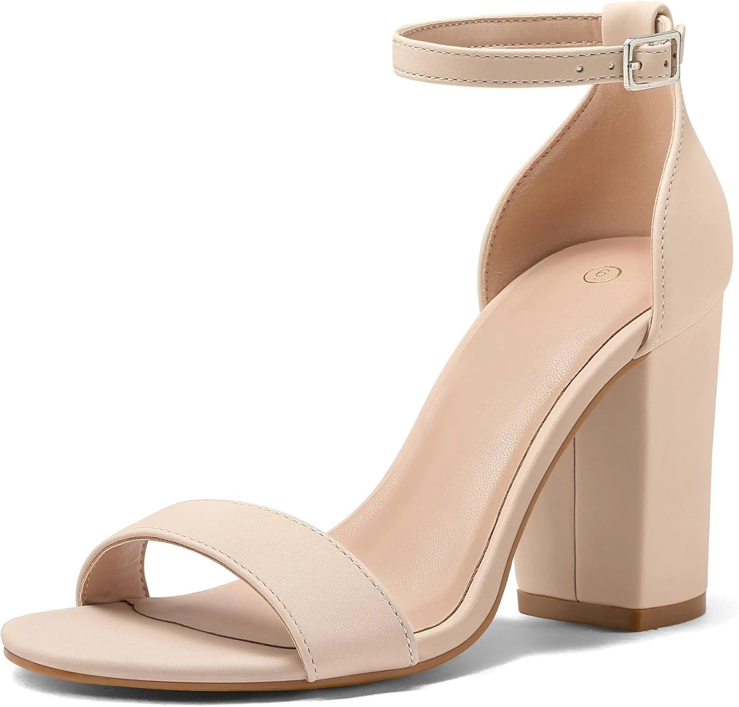Ankle Strap Heels Block Heel