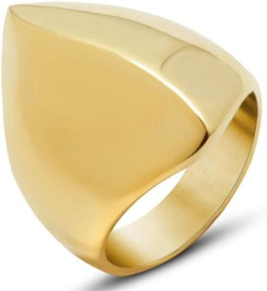 Architectural Ring Gold Statement
