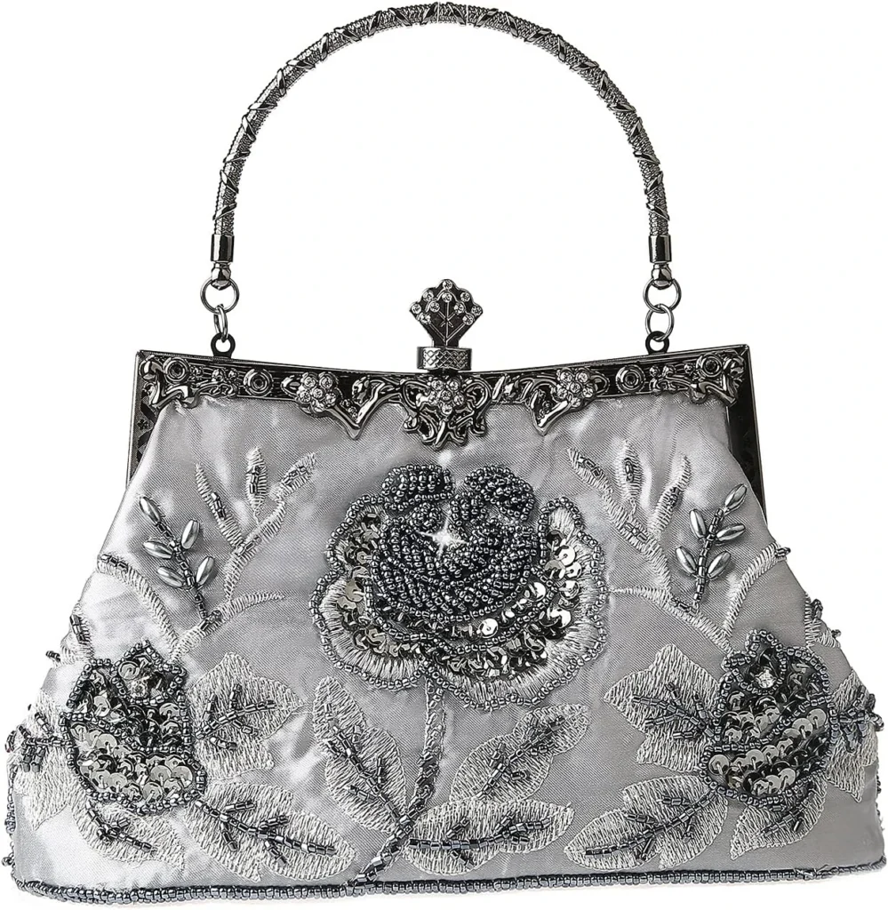 Beaded Evening Bag Clutch Formal