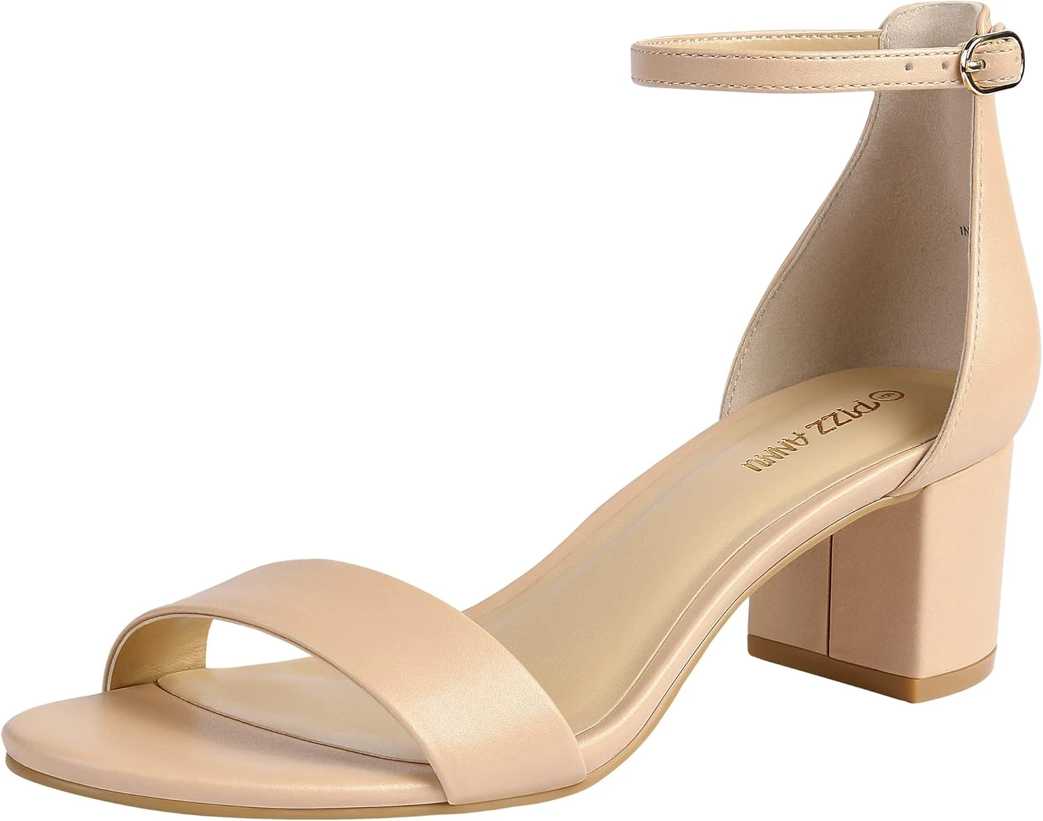 Block Heel Sandal Ankle Strap
