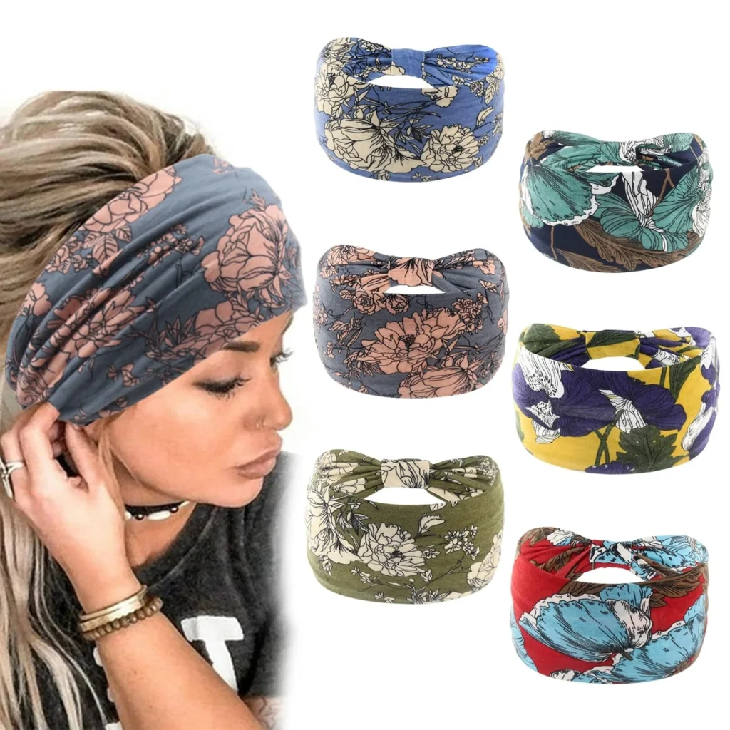 Women Cotton Bandana Braid Wrap