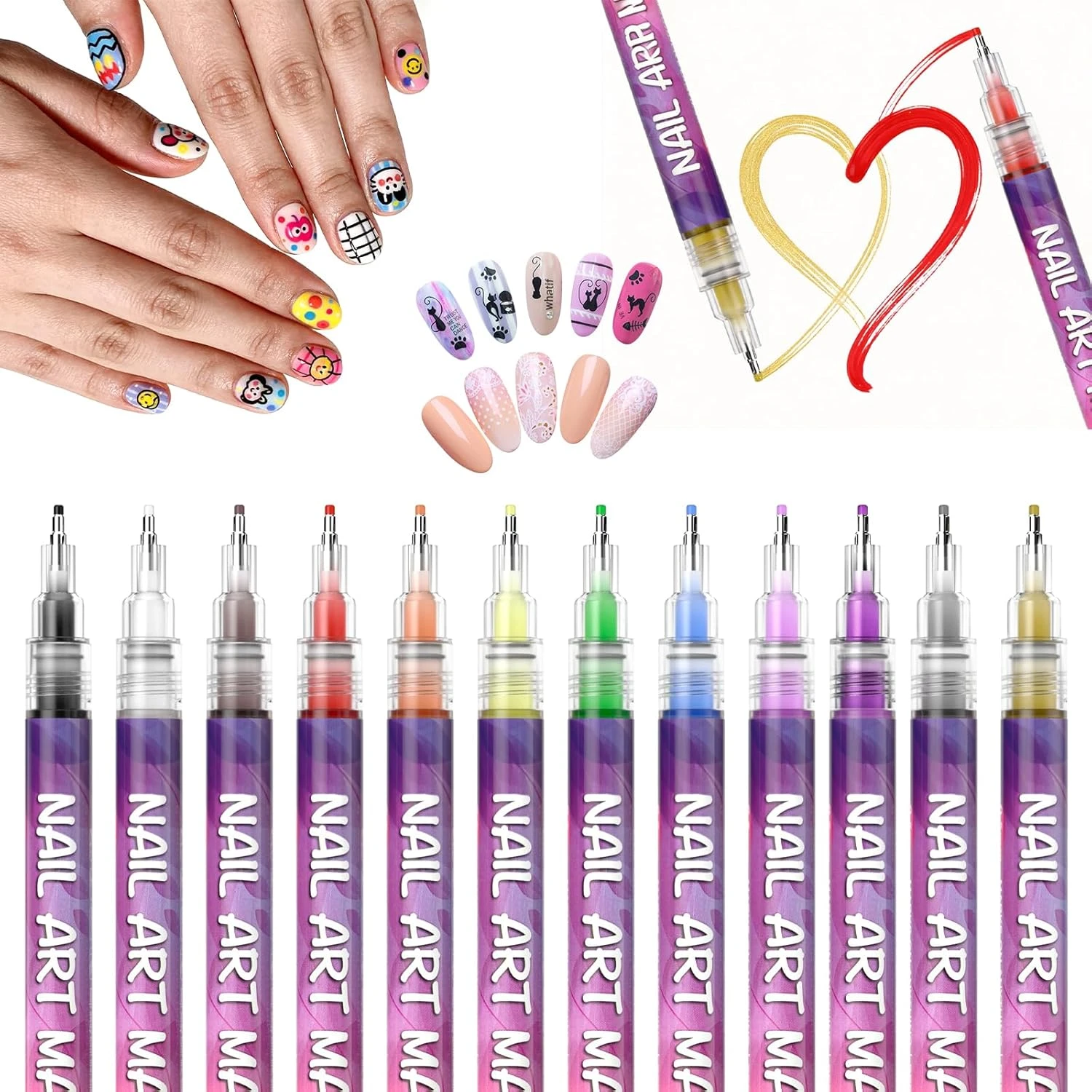 Dark Green Nail Art Pen Fine Tip