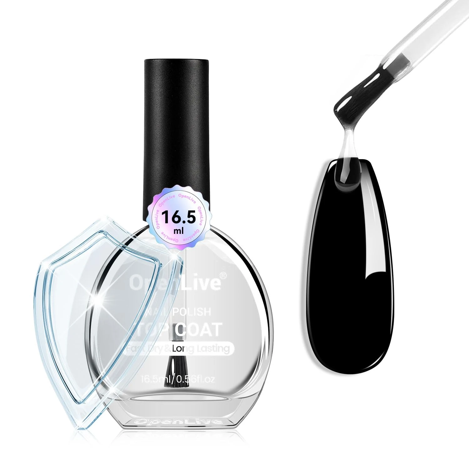 Glossy Uv Top Coat Long Wear