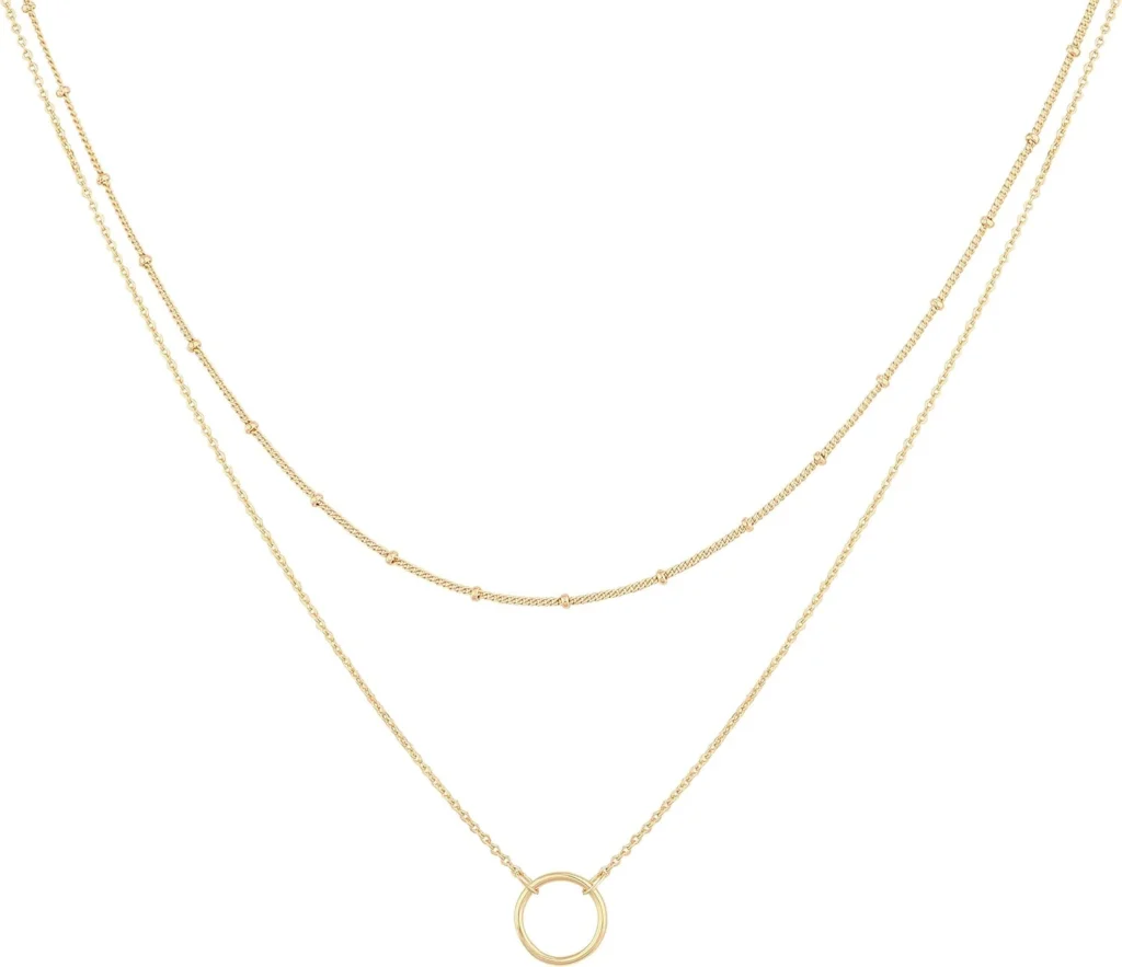 Gold Dainty Necklace Layering