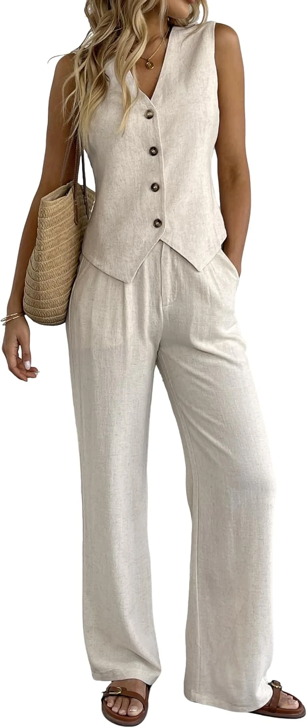 Linen Co-Ord Set Spring Brunch