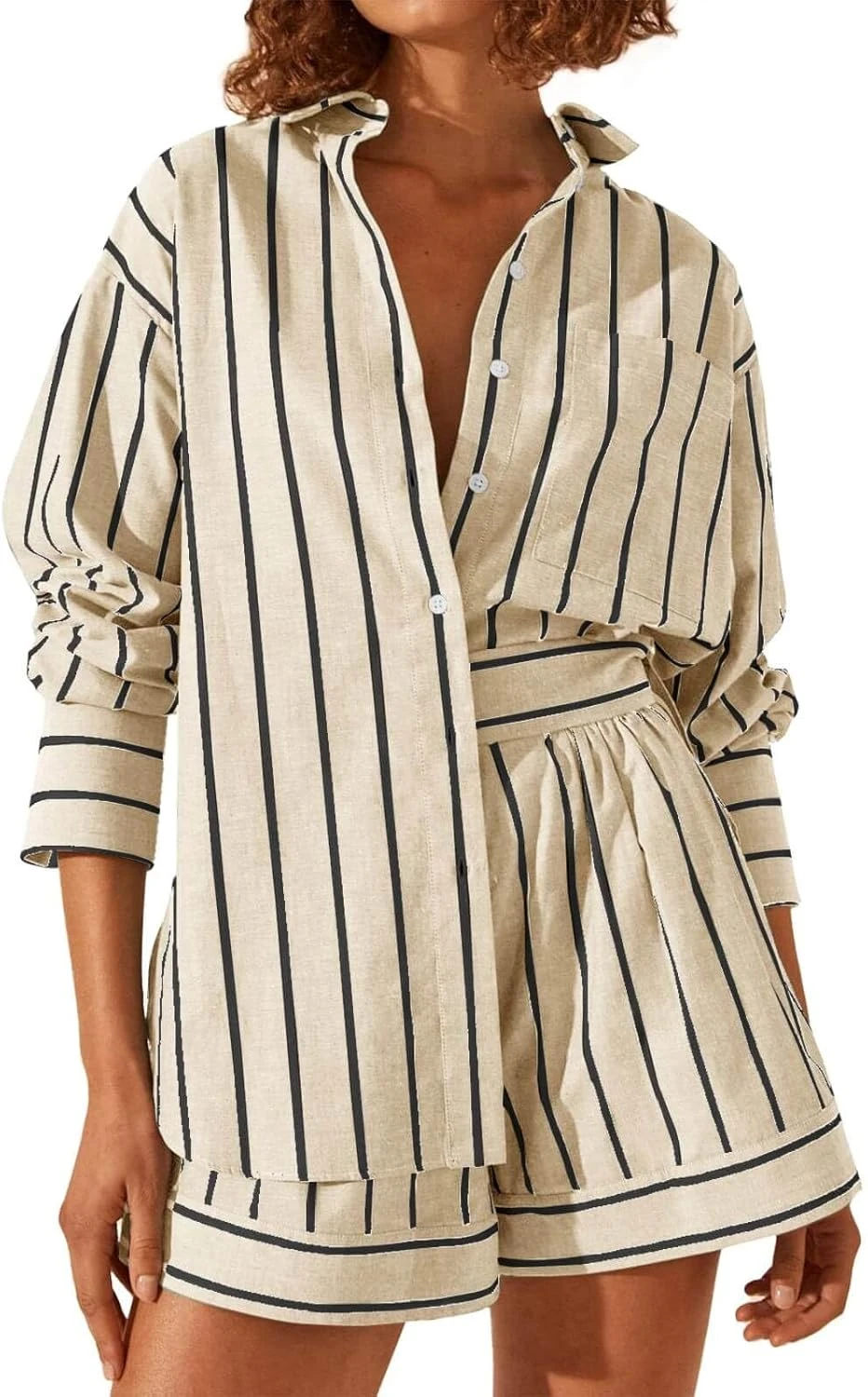 Matching Tailored Shorts Set