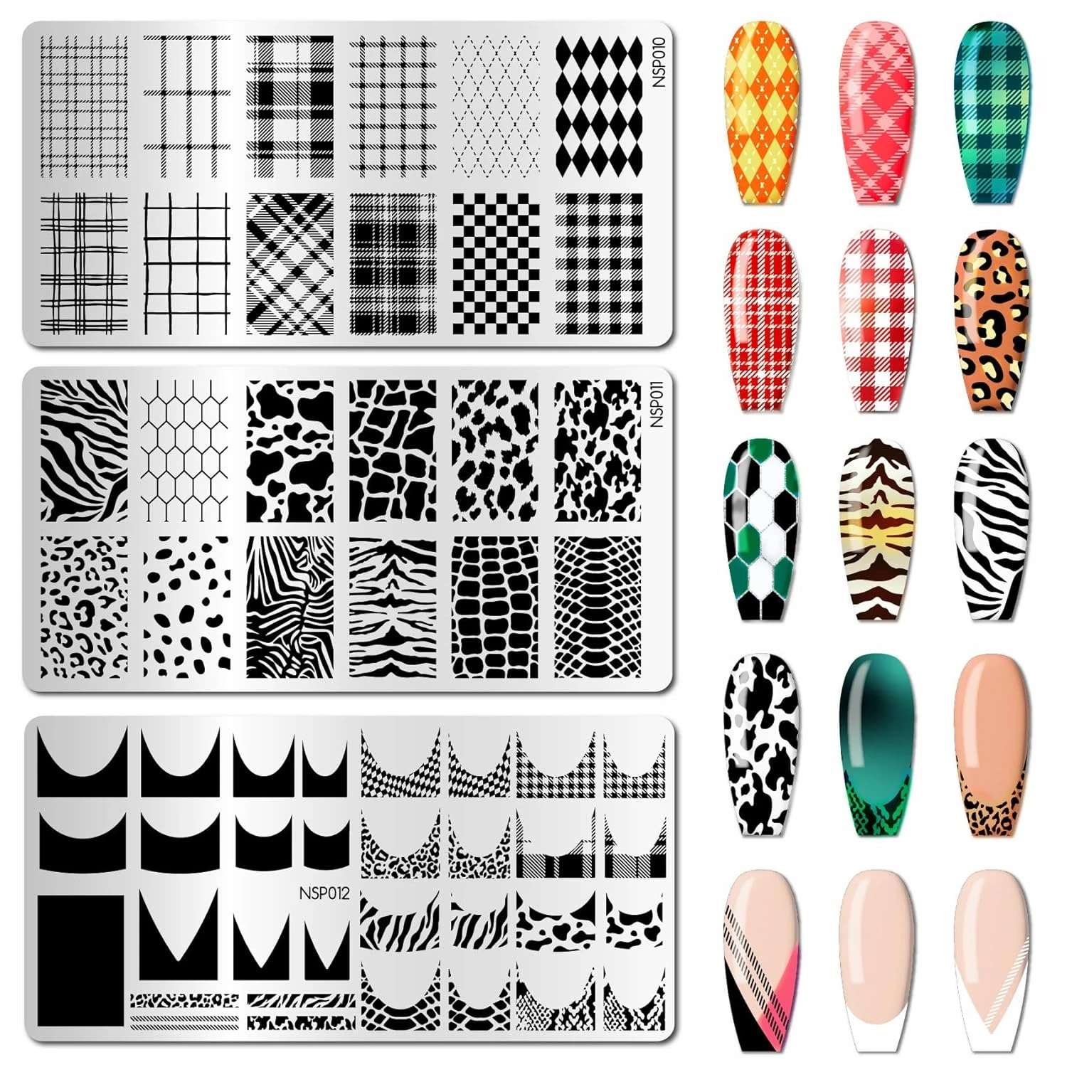 Nail Art Stamping Plate Animals