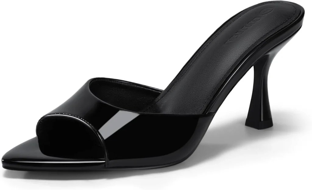 Pointed Toe Mule Heels