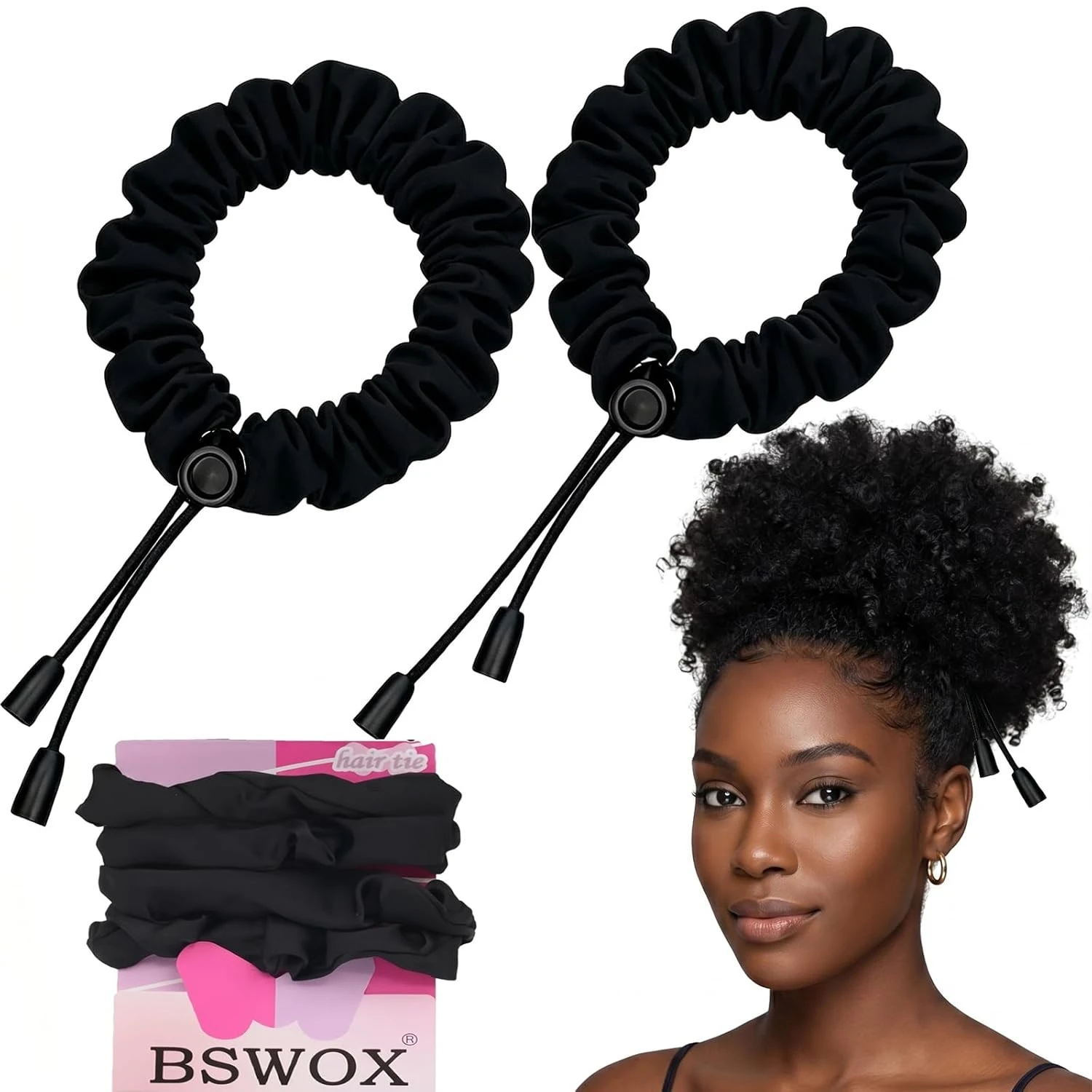 Satin Scrunchie Large Hair Bun