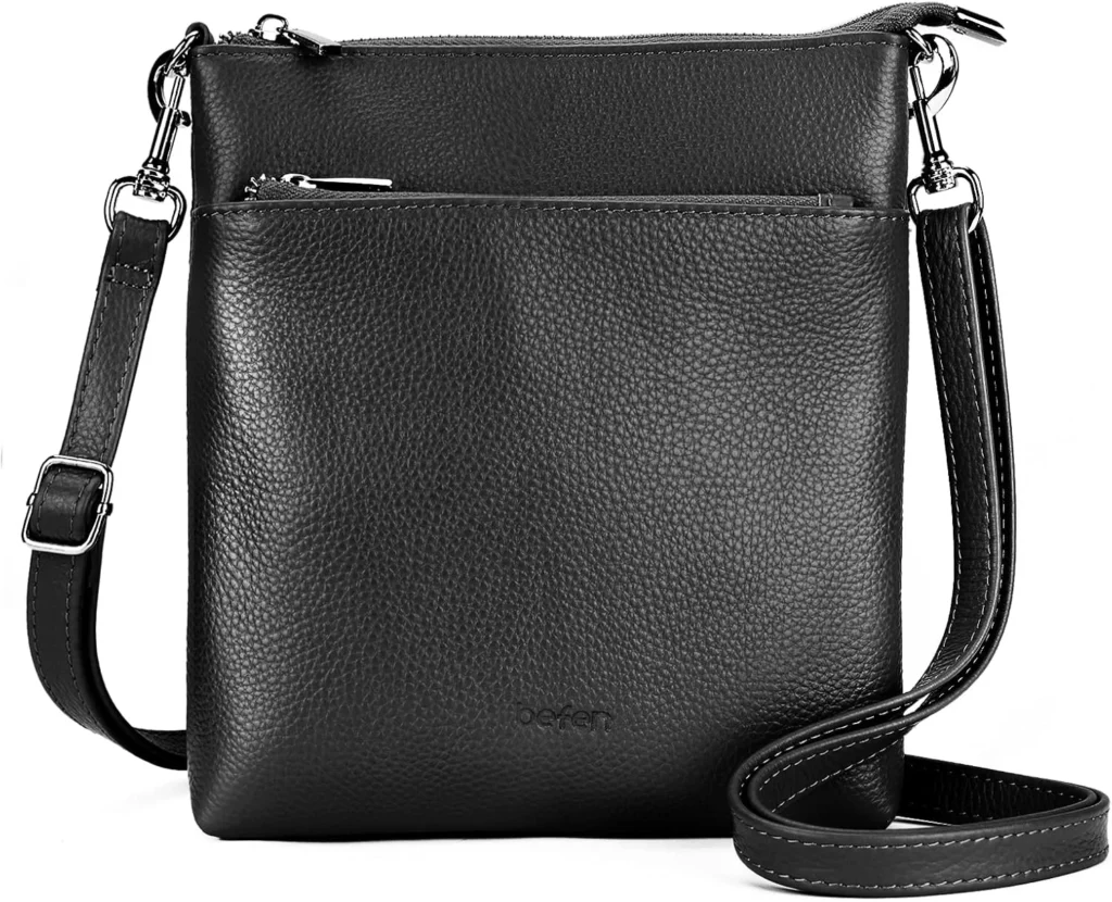 Small Structured Bag Leather Crossbody