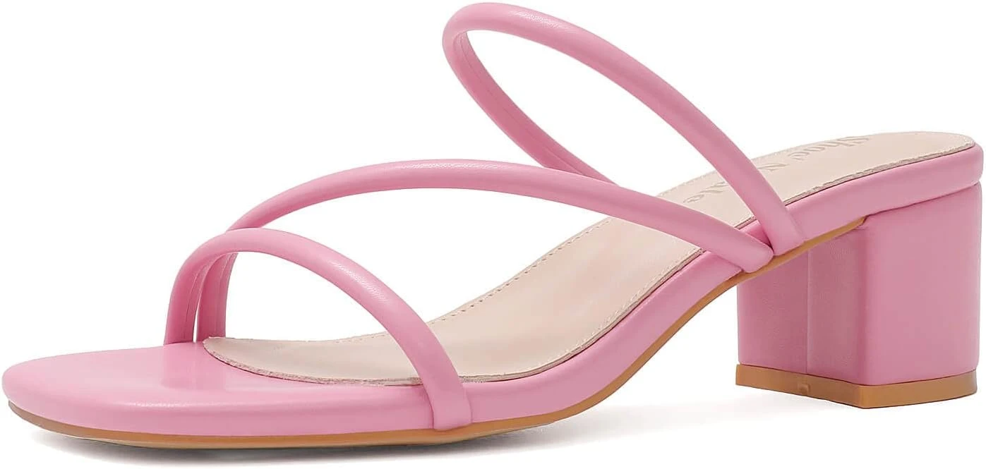 Strappy Heeled Sandal Pastel