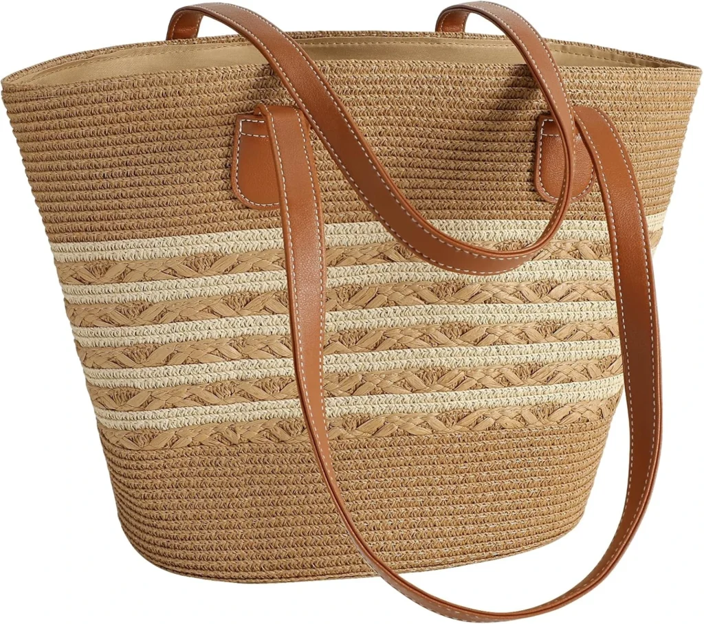 Straw Tote Bag Summer