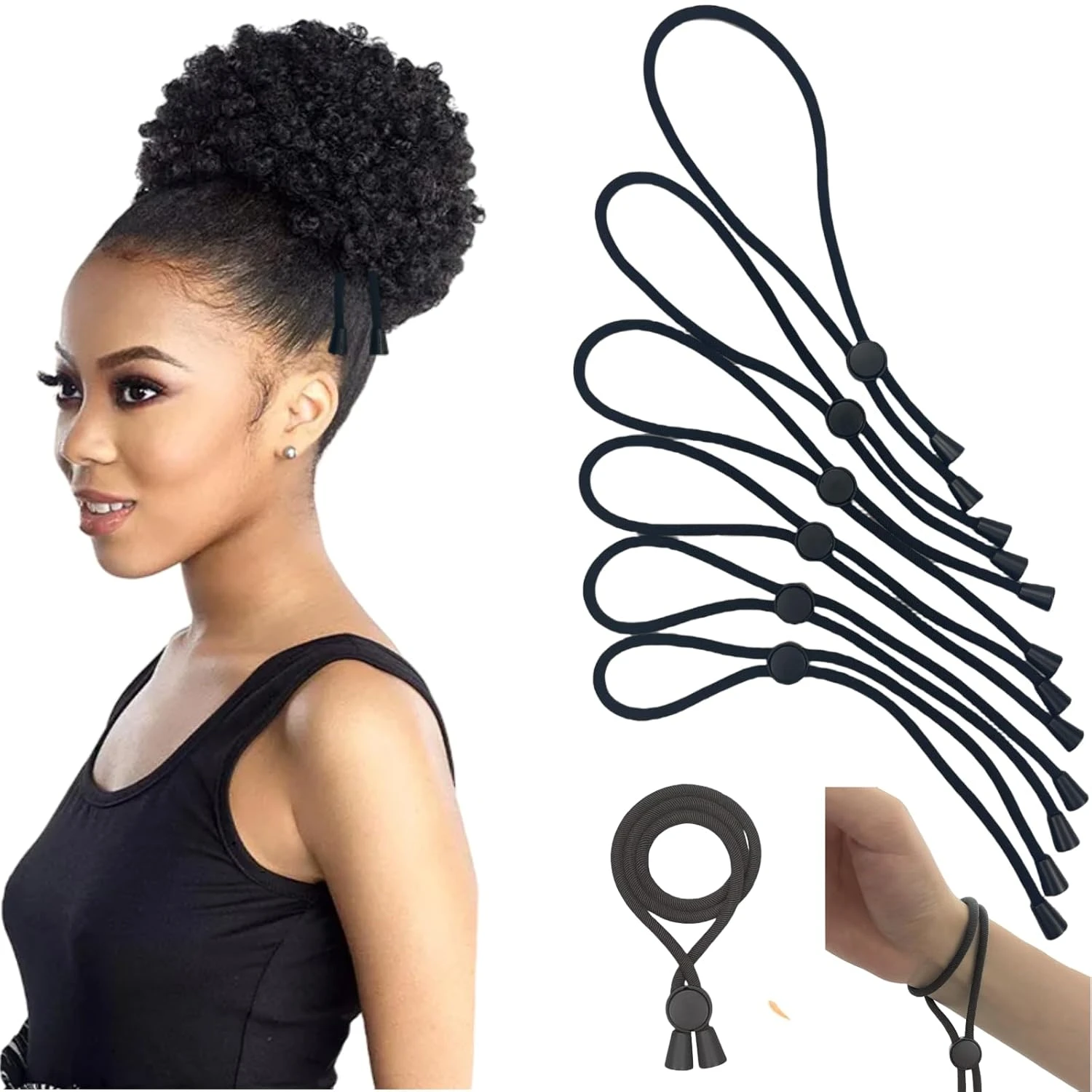 Stretchy Puff Band Natural Hair