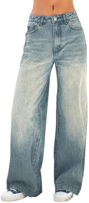 Wide Leg Dark Wash Jeans Birthday