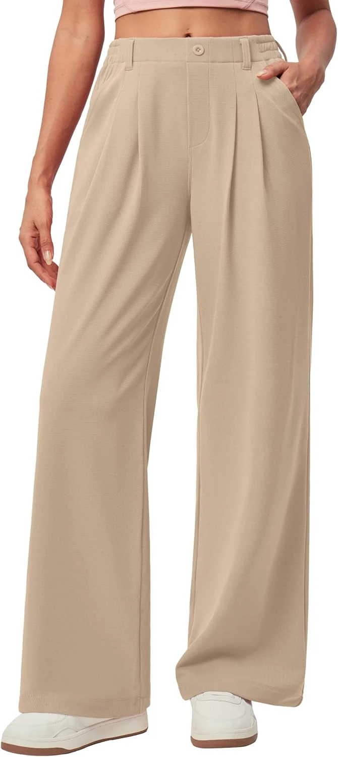 Wide Leg Trousers High Waist