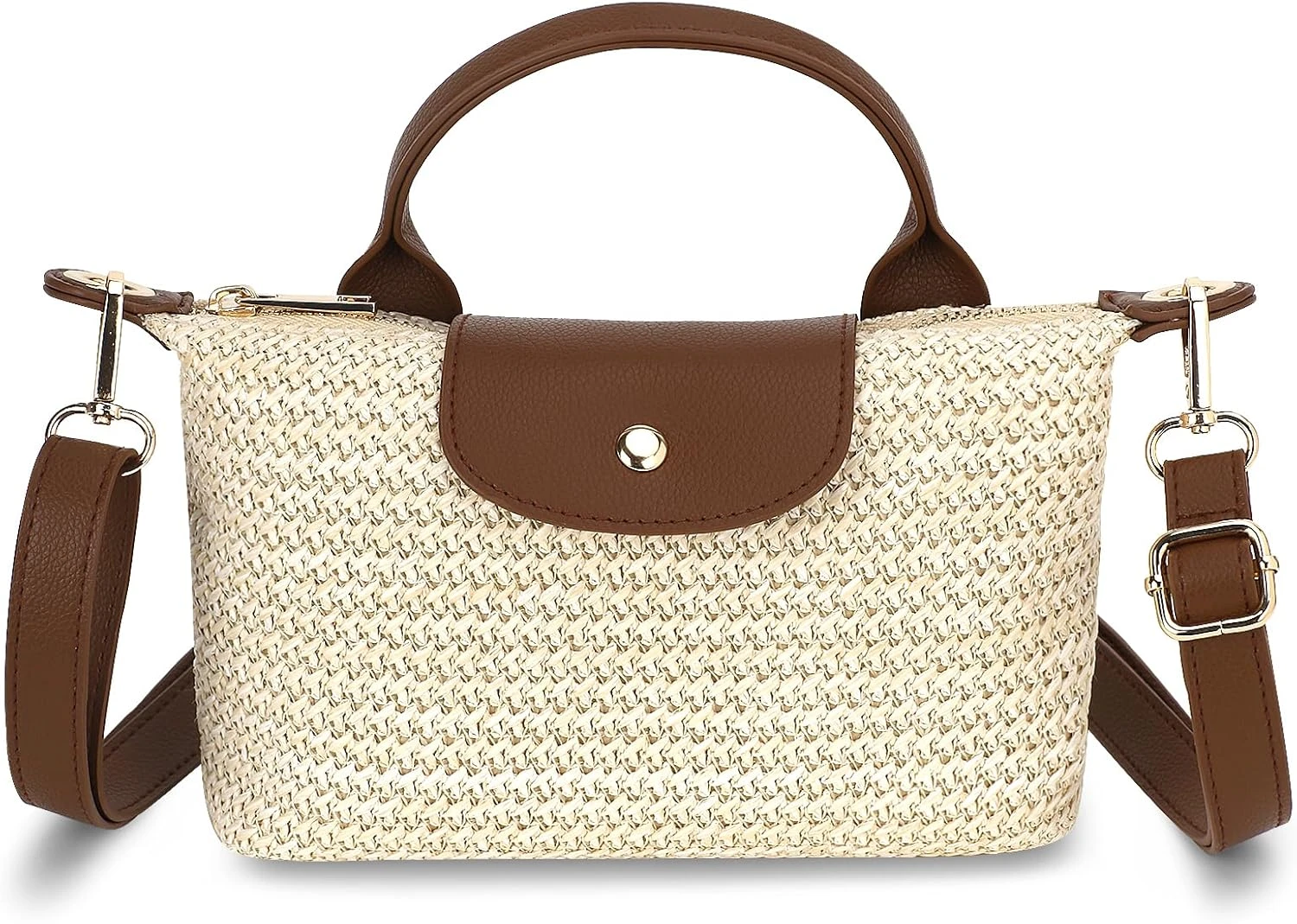 Woven Mini Bag Straw Crossbody