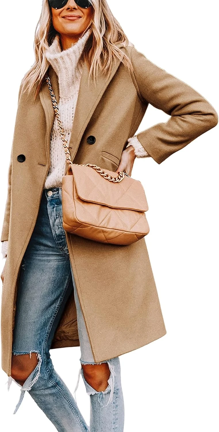 Women's Camel Wool Coat