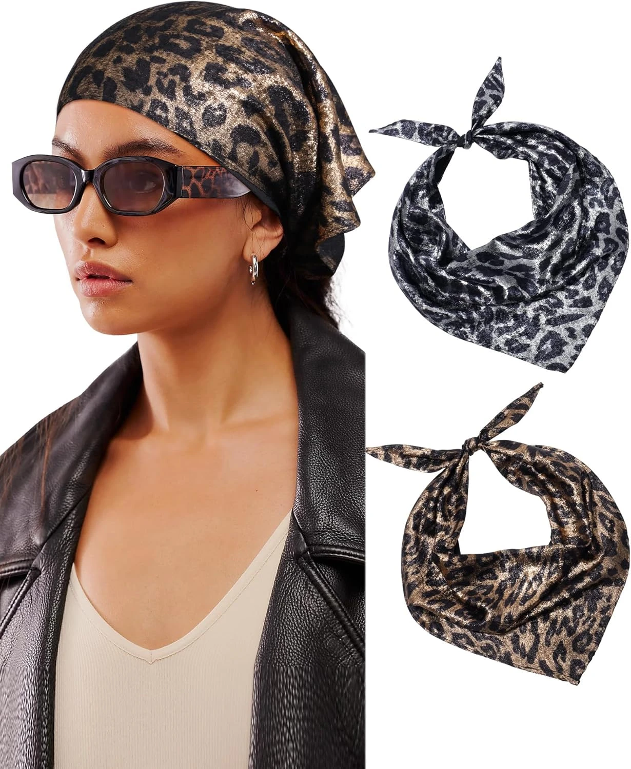 Y2k Hair Accessories Bandana Women