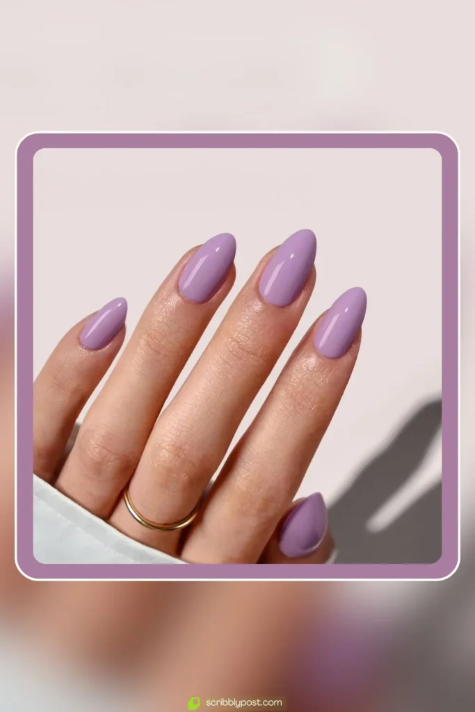 Aura Press-On Nails Blush Lavender Set