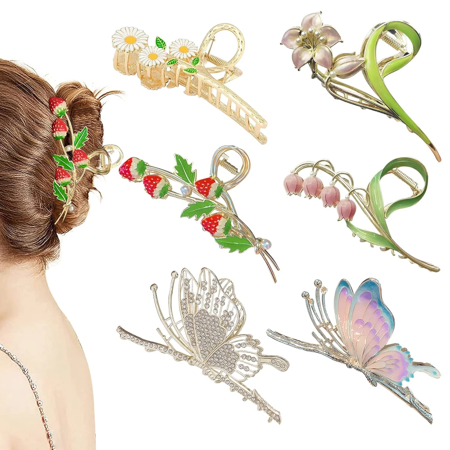 Butterfly Claw Clip Set