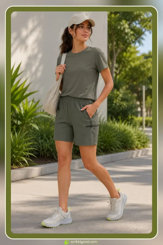 Cargo Shorts Hiking Outfit