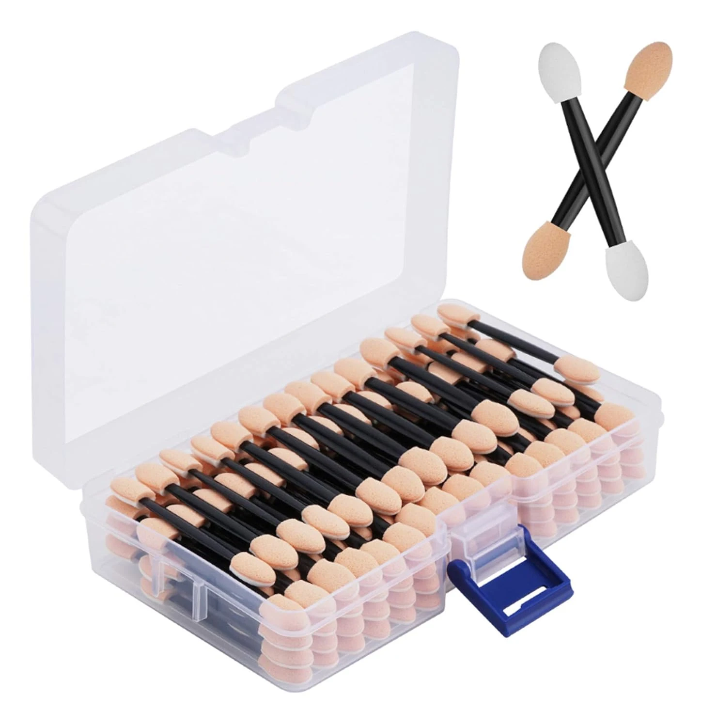 Chrome Powder Applicator Sponge Tip Tool