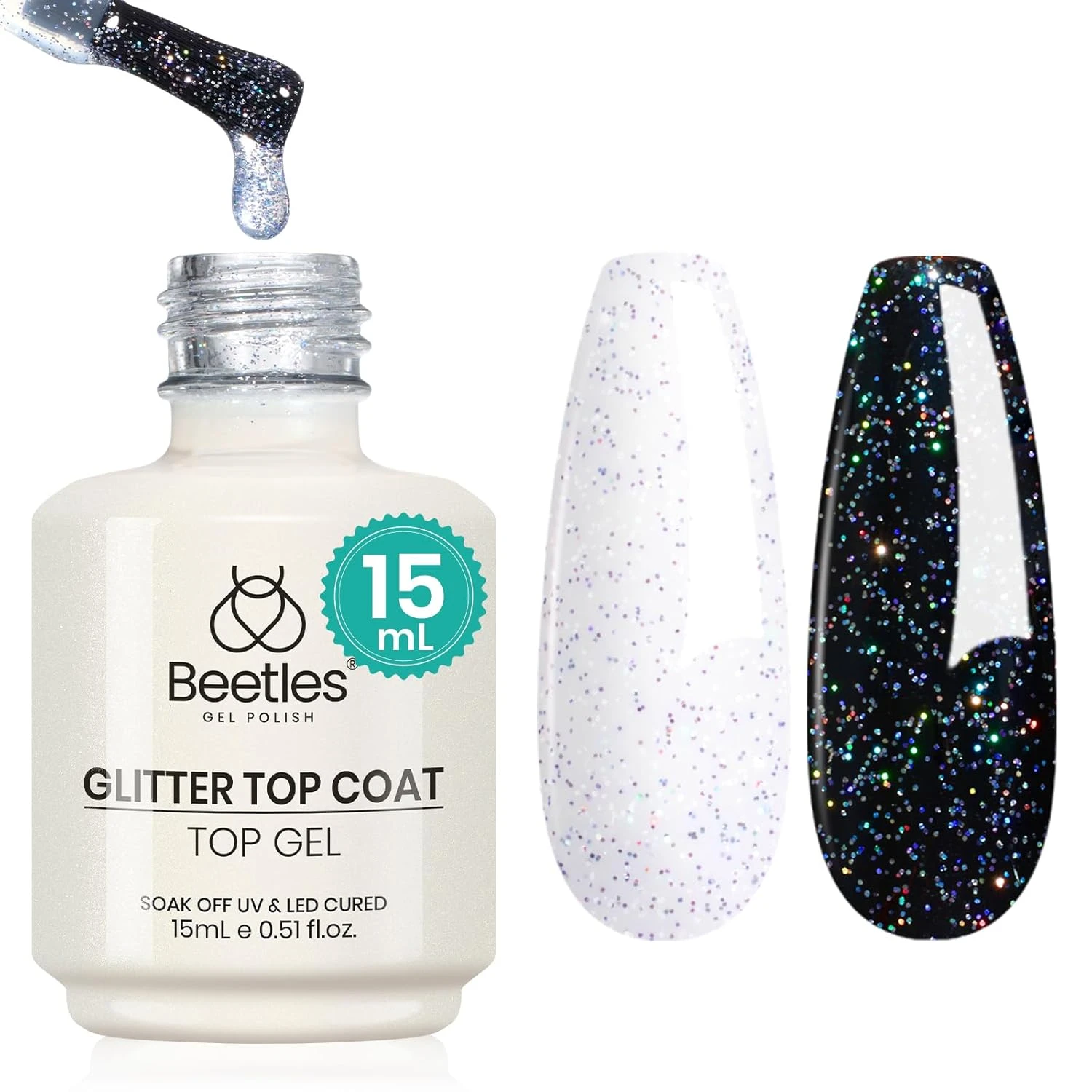 Chunky Glitter Nail Top Coat