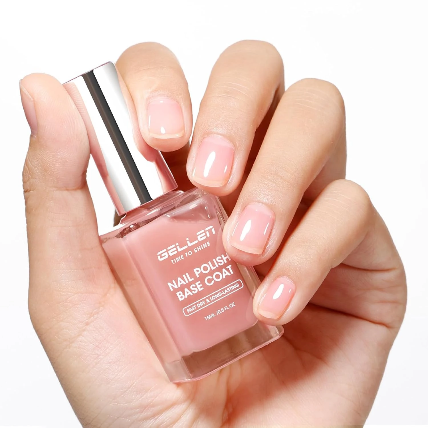 Clear Sheer Base Coat Nails