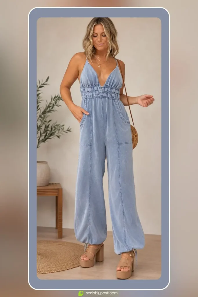 Denim Jumpsuit