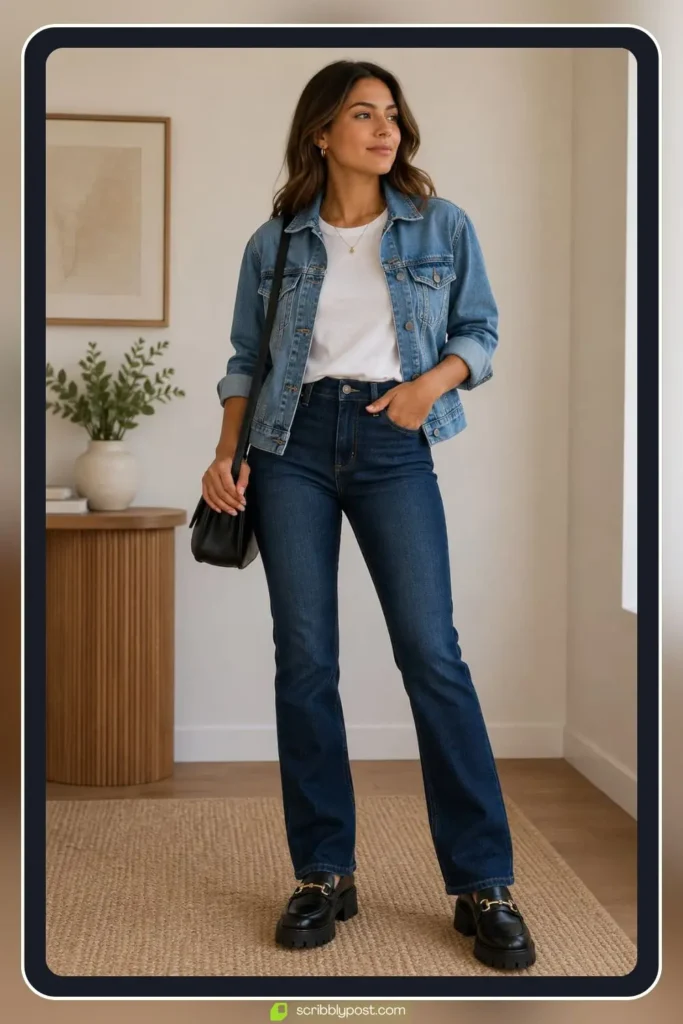 Denim-on-Denim Look