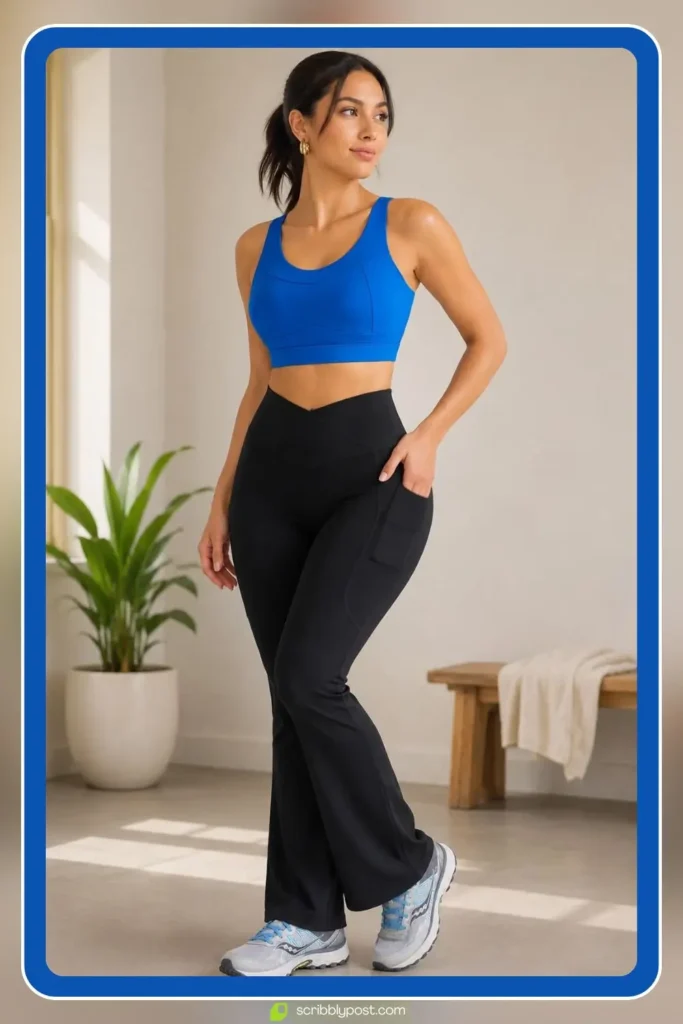 Flare Legging and Crop Top
