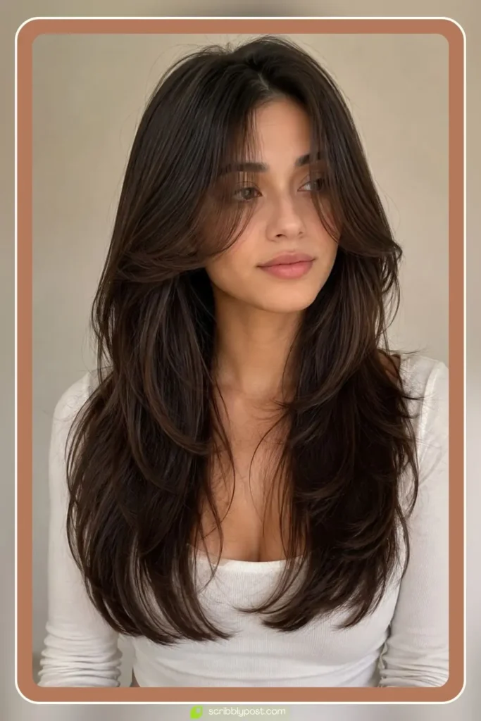 Front Layered Long Haircut