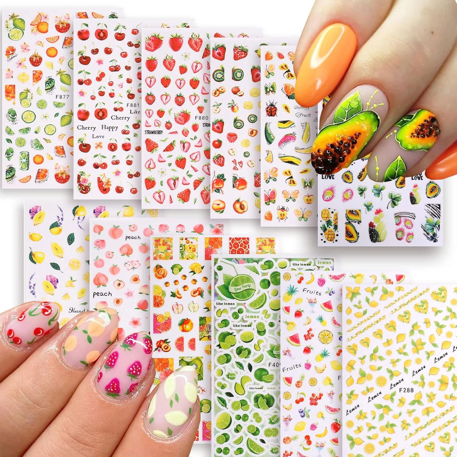 Fruit Nail Art Decal Set