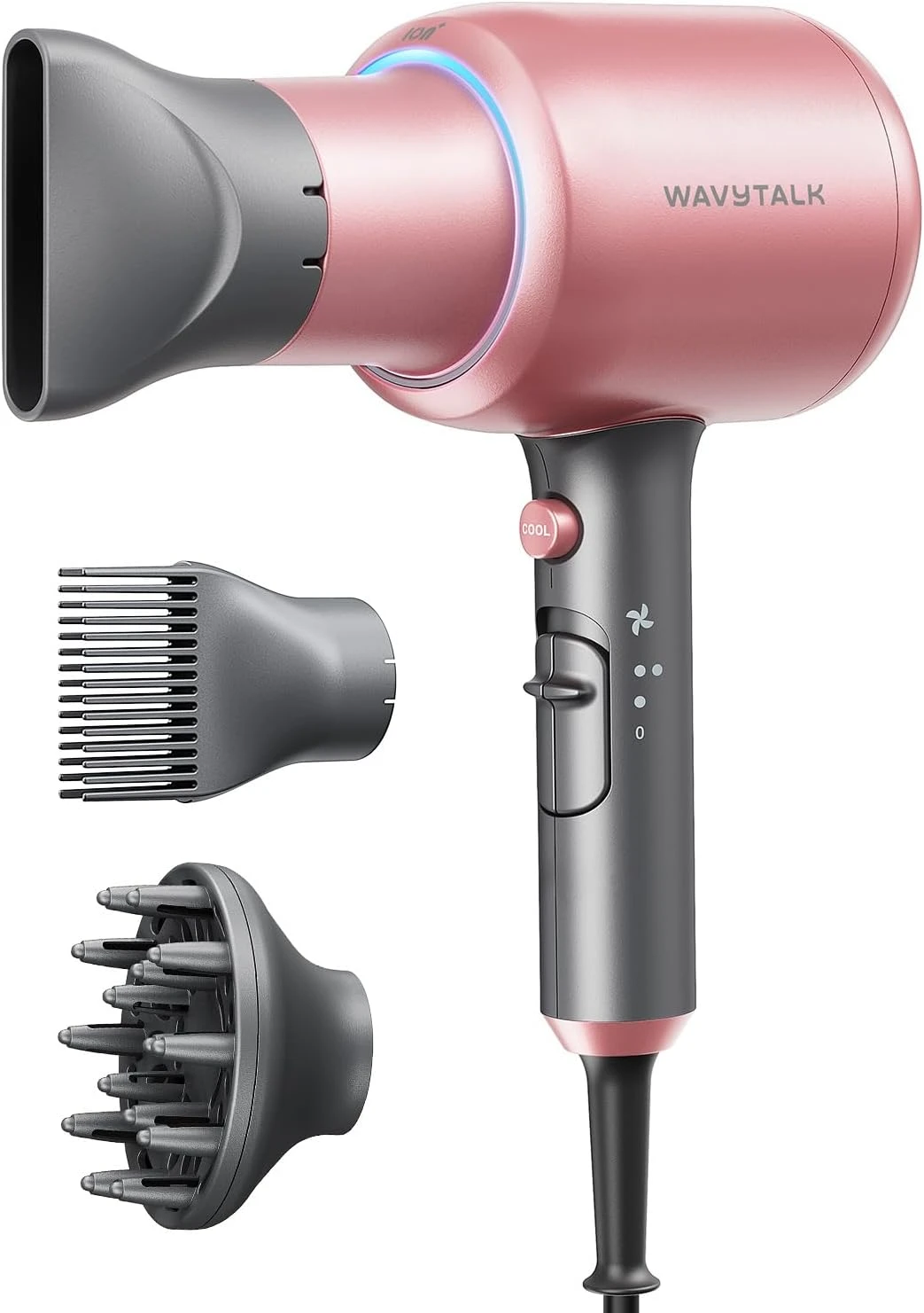Ionic Blow Dryer With Concentrator Nozzle
