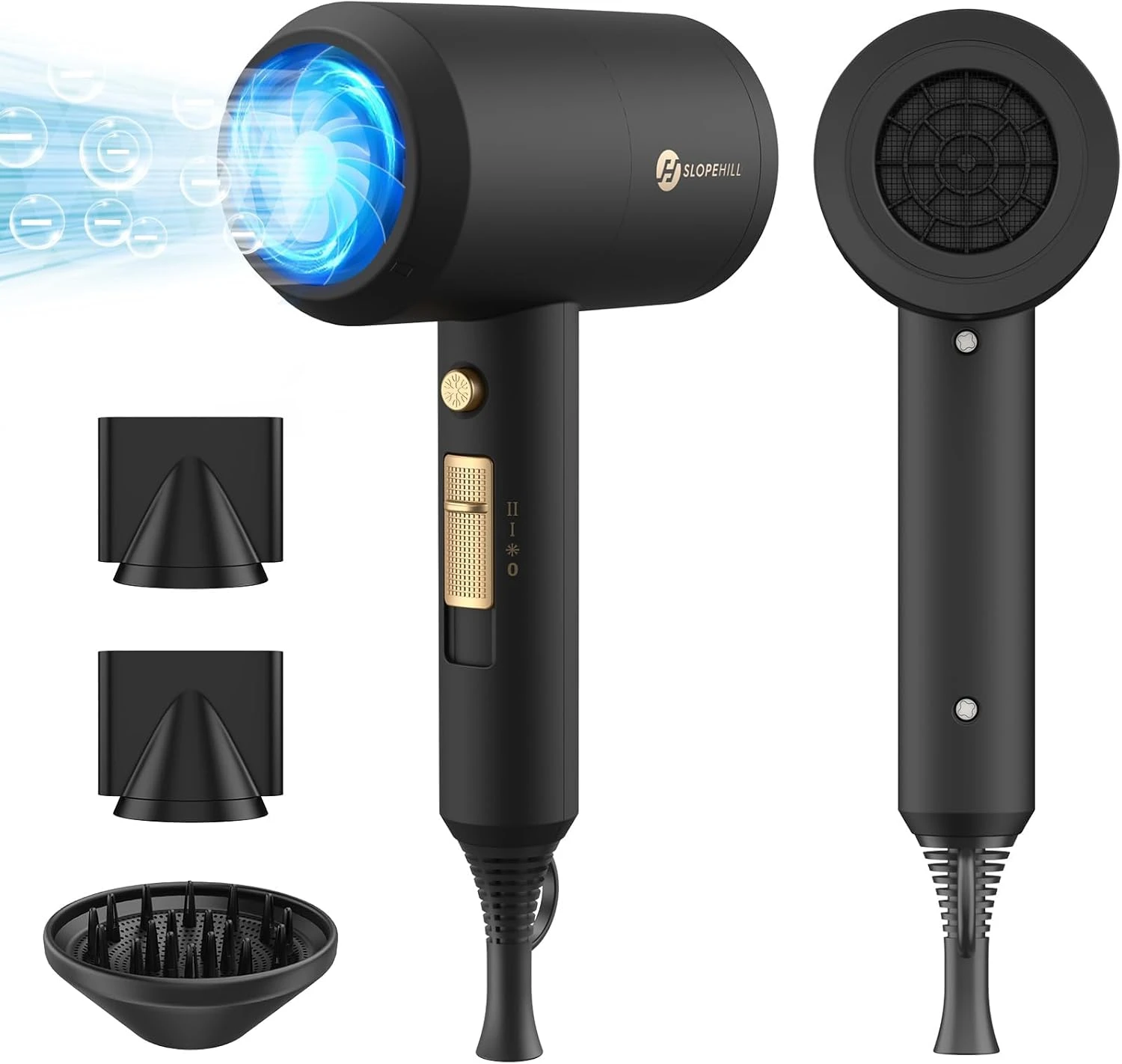 Ionic Hair Dryer For Curtain Bangs