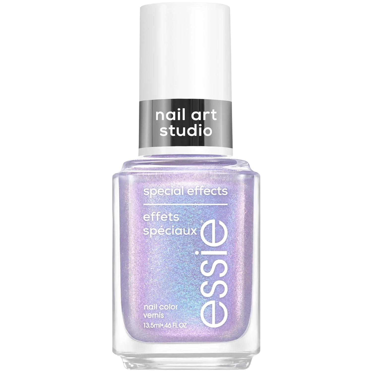 Lavender Glitter Nail Polish Holographic