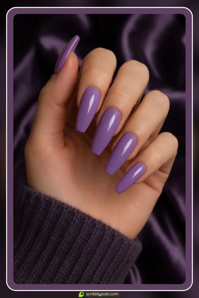 Lavender Purple Nails