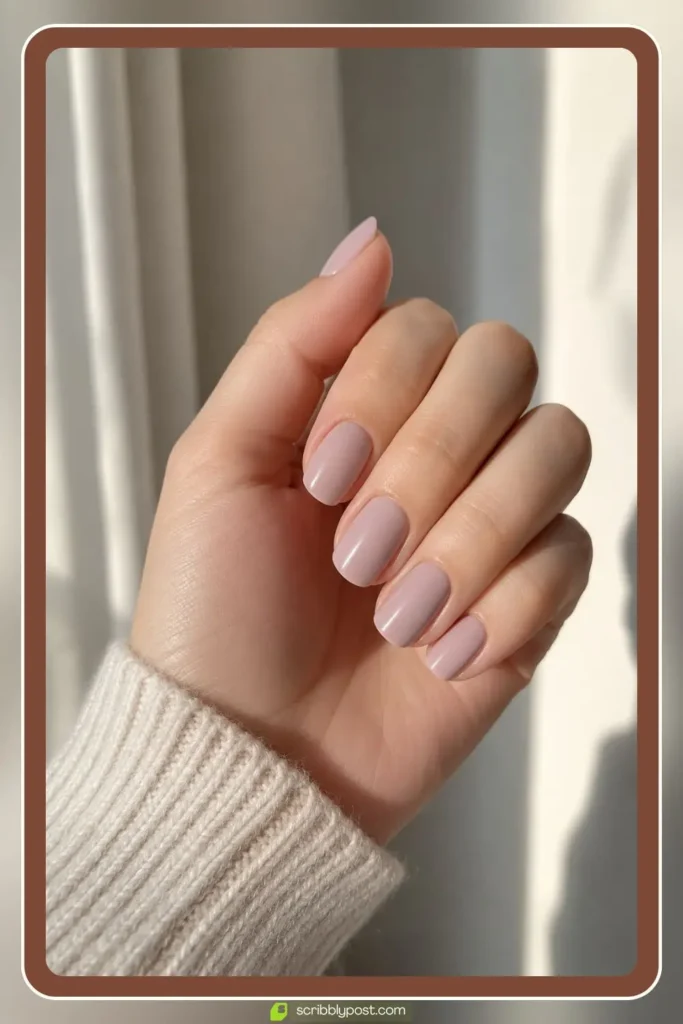Light Mauve Nails