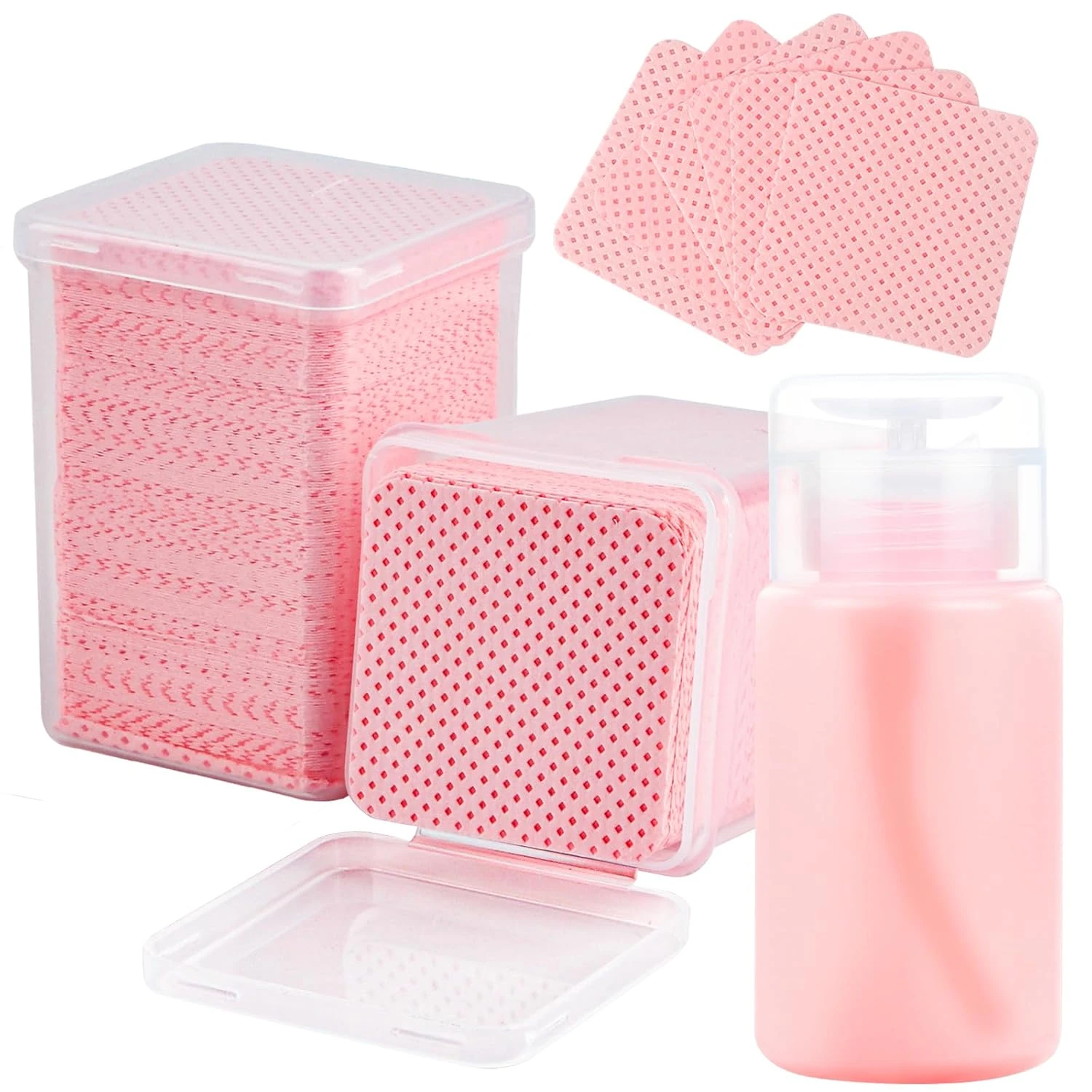 Lint-Free Nail Wipe Prep Set