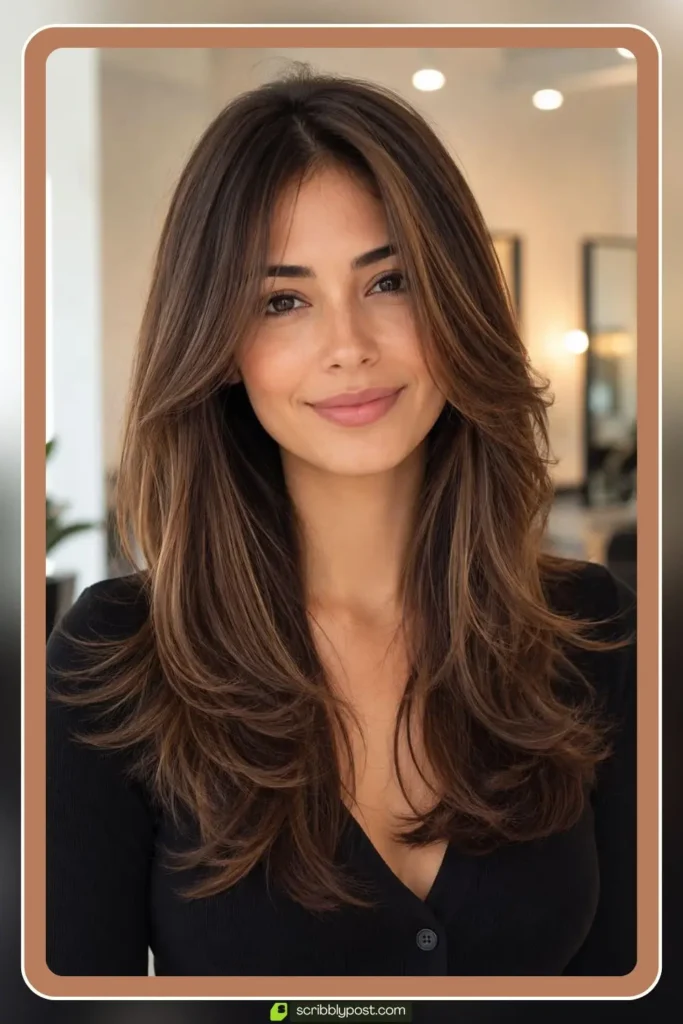 Medium-Long Layered Haircut