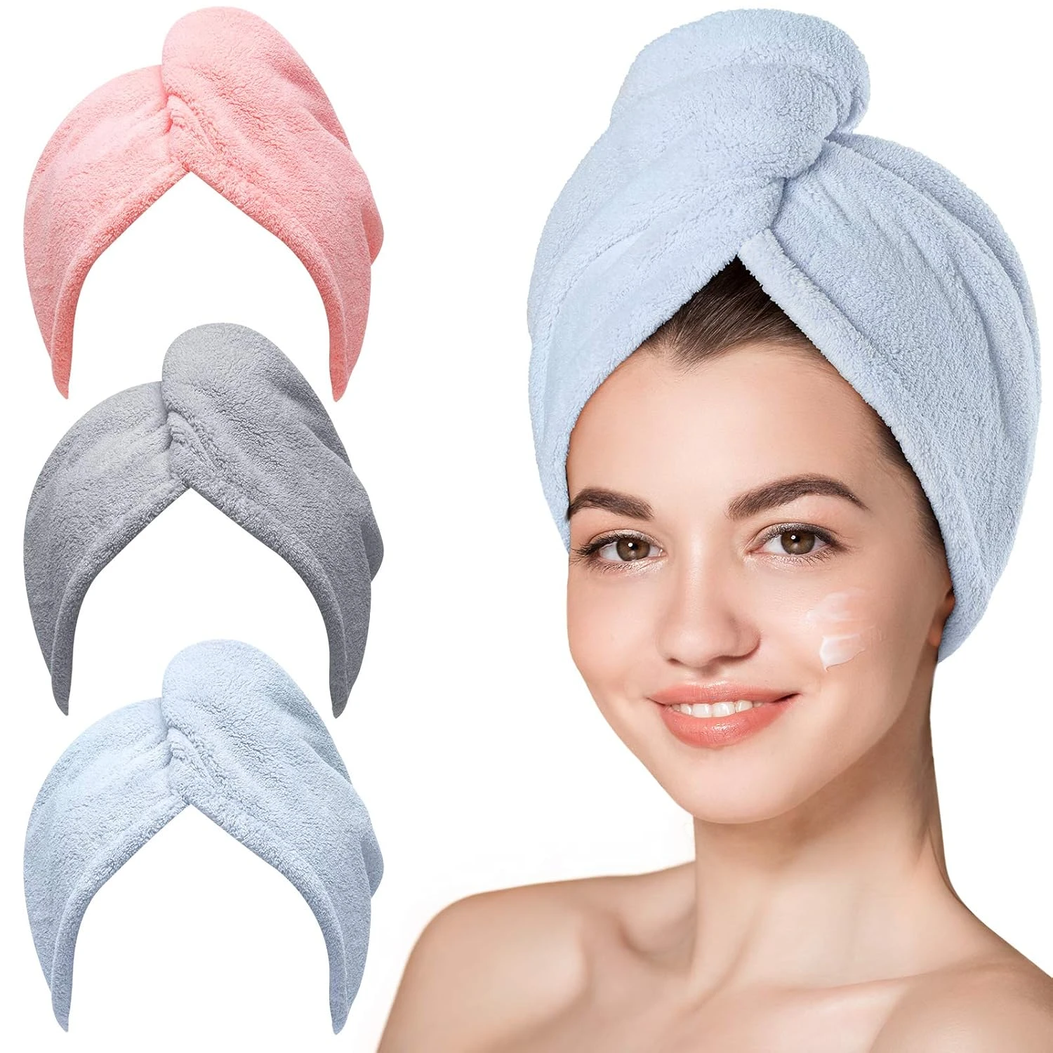 Microfibre Turban Towel For Air Drying