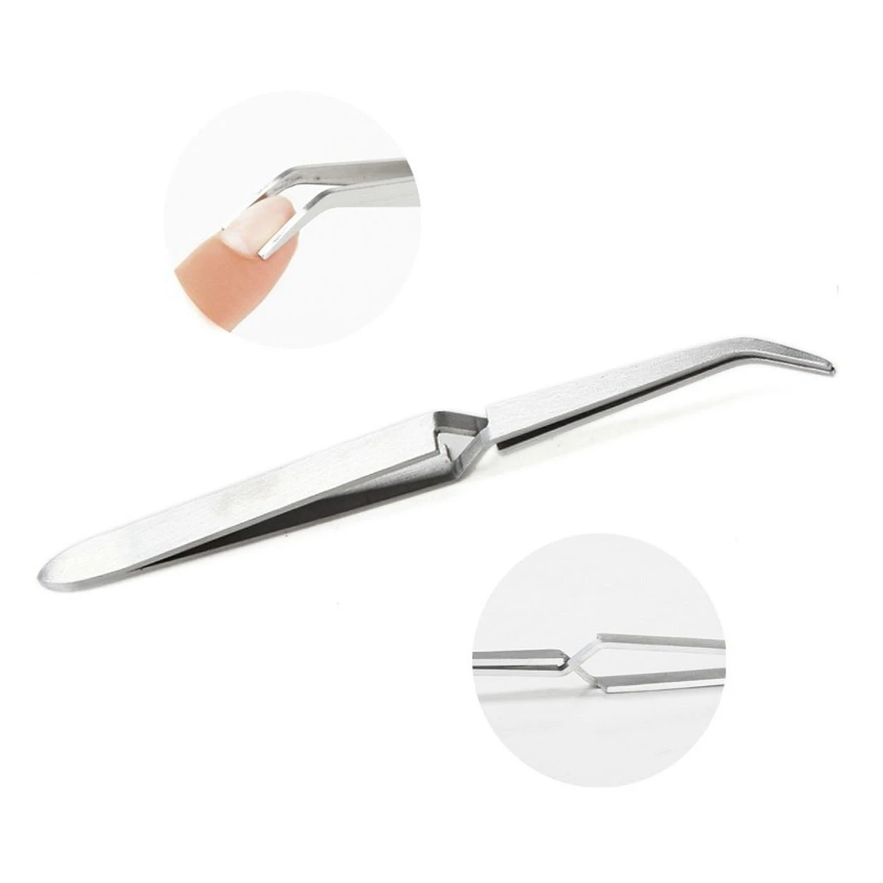 Nail Art Rhinestone Tweezers Picking Tool