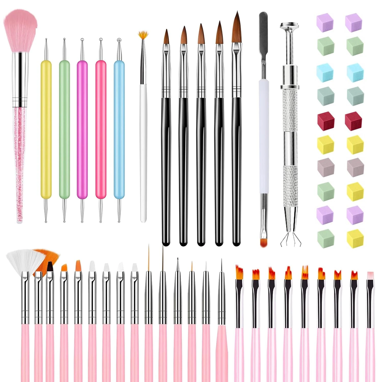 Nail Art Sponge Applicator Tool Set
