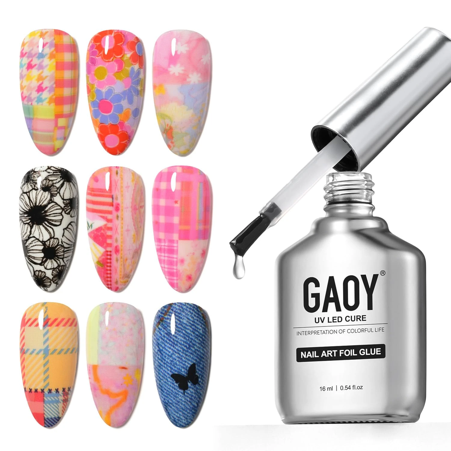 Nail Foil Adhesive Gel Activator