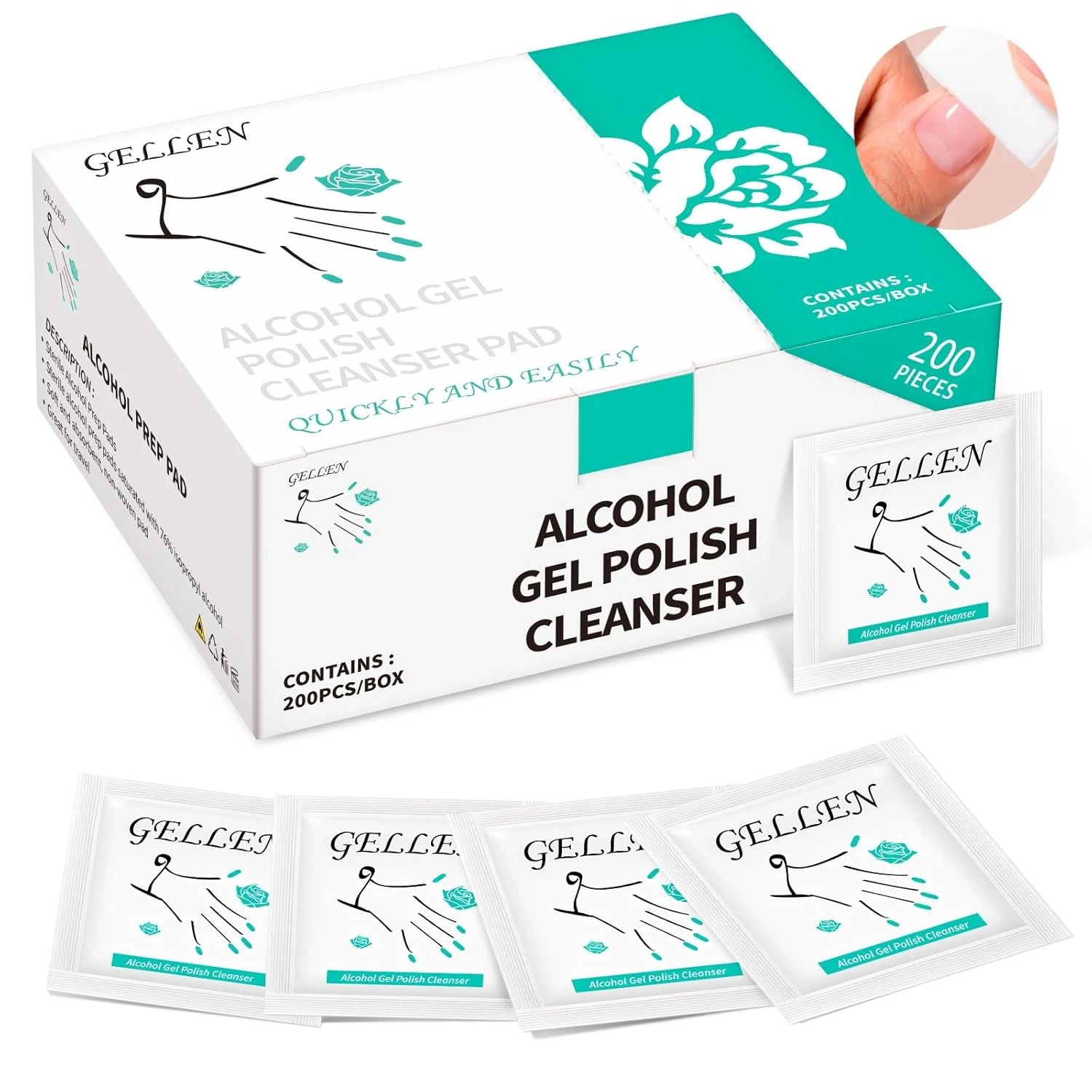 Nail Prep Wipe Set