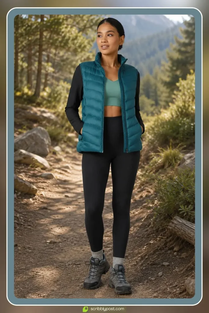 Packable Layer and Shorts Outfit
