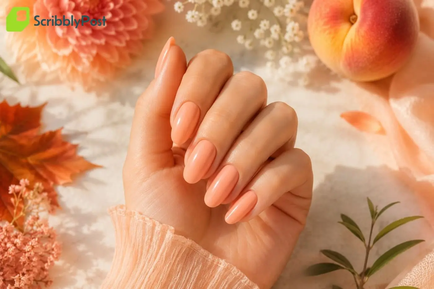 Peach Nail Ideas