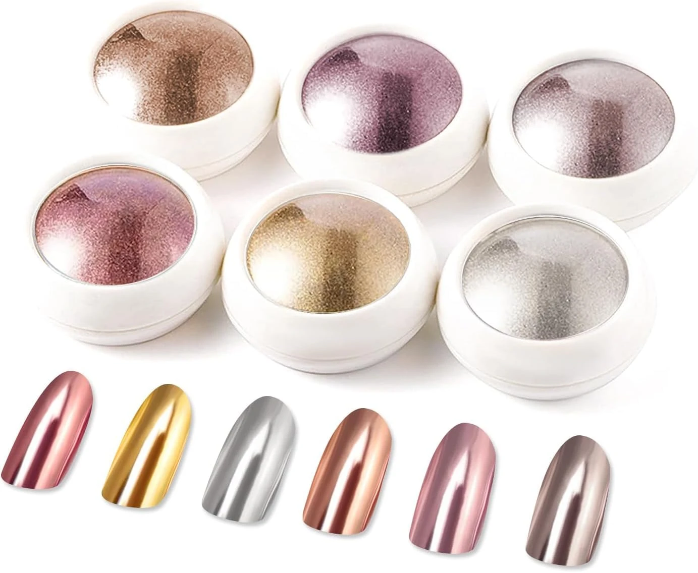 Rose Gold Chrome Nail Powder Pigment